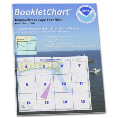 HISTORICAL NOAA BookletChart 11536: Approaches to Cape Fear River
