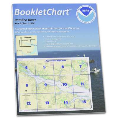 HISTORICAL NOAA BookletChart 11554: Pamlico River
