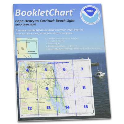 NOAA BookletChart 12207: Cape Henry to Currituck Beach Light