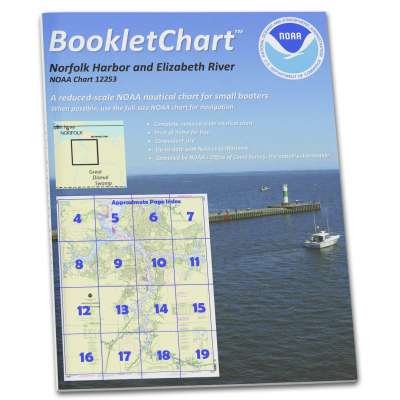 HISTORICAL NOAA BookletChart 12253: Norfolk Harbor and Elizabeth River