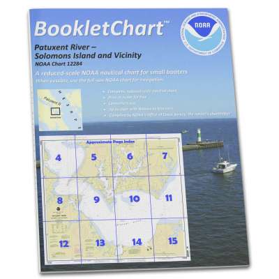 HISTORICAL NOAA BookletChart 12284: Patuxent River Solomons lsland and Vicinity
