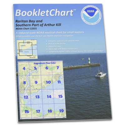 HISTORICAL NOAA BookletChart 12331: Raritan Bay and Southern Part of Arthur Kill