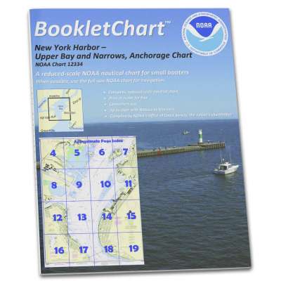 HISTORICAL NOAA BookletChart 12334: New York Harbor Upper Bay and Narrows-Anchorage Chart