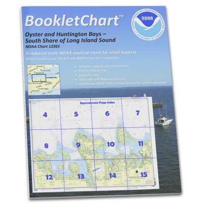 HISTORICAL NOAA BookletChart 12365: South Shore of Long Island Sound Oyster and Huntington Bays