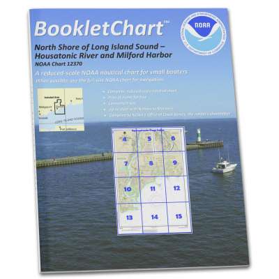 HISTORICAL NOAA Booklet Chart 12370: North Shore of Long Island Sound Housatonic River and Milford Harbor, etc.