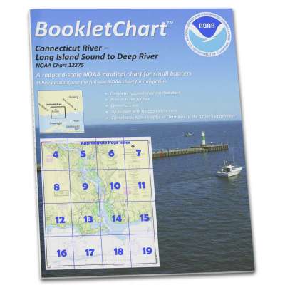 HISTORICAL NOAA BookletChart 12375: Connecticut River Long lsland Sound to Deep River