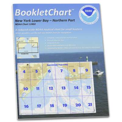 HISTORICAL NOAA BookletChart 12402: New York Lower Bay Northern Part