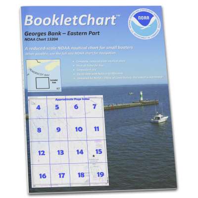 NOAA Booklet Chart 13204: Georges Bank Eastern Part