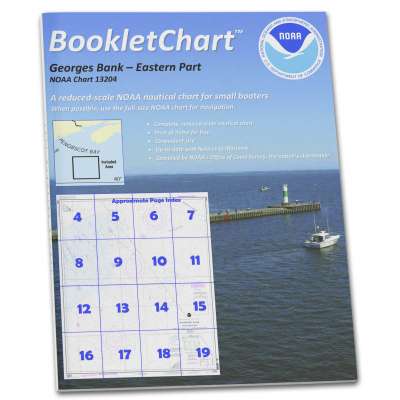 HISTORICAL NOAA Booklet Chart 13204: Georges Bank Eastern Part
