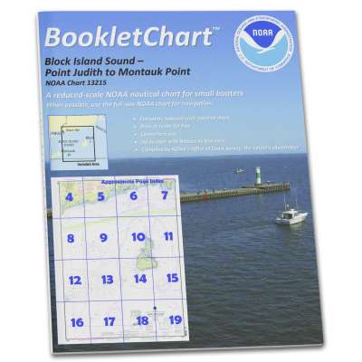 HISTORICAL NOAA BookletChart 13215: Block Island Sound Point Judith to Montauk Point