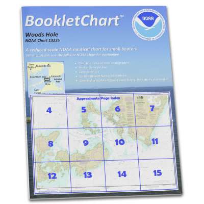 HISTORICAL NOAA BookletChart 13235: Woods Hole