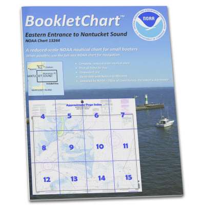 HISTORICAL NOAA Booklet Chart 13244: Eastern Entrance to Nantucket Sound