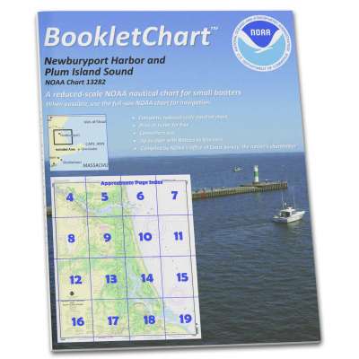 Atlantic Coast NOAA Charts :NOAA BookletChart 13282: Newburyport Harbor and Plum Island Sound