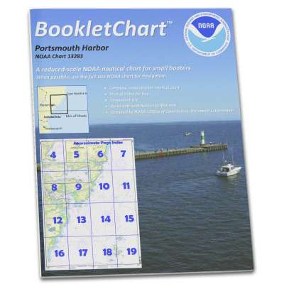HISTORICAL NOAA BookletChart 13283: Portsmouth Harbor Cape Neddick Harbor to Isles of Shoals; Portsmouth H.