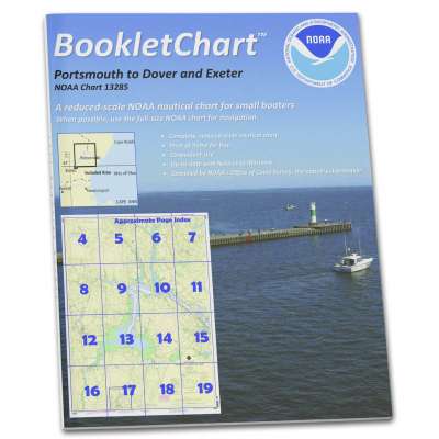 HISTORICAL NOAA BookletChart 13285: Portsmouth to Dover and Exeter