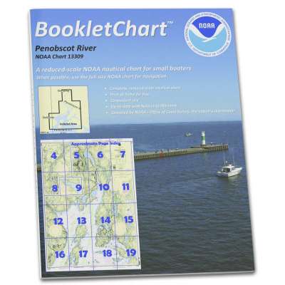 HISTORICAL NOAA BookletChart 13309: Penobscot River;Belfast Harbor