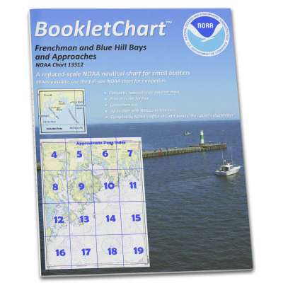 HISTORICAL NOAA BookletChart 13312: Frenchman and Blue Hill Bays and Approaches