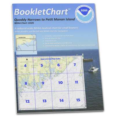 HISTORICAL NOAA BookletChart 13325: Quoddy Narrows to Petit Manan lsland