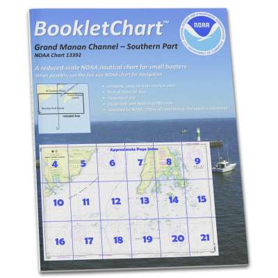 HISTORICAL NOAA Booklet Chart 13392: Grand Manan Channel Southern Part