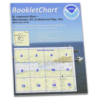 Great Lakes NOAA Charts :NOAA BookletChart 14770: Morristown: N.Y. to Butternut: ONT.