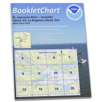 Great Lakes NOAA Charts :NOAA BookletChart 14772: Ironsides l.: N.Y.: to Bingham l.: ONT.