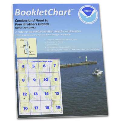 HISTORICAL NOAA BookletChart 14782: Cumberland Head to Four Brothers Islands