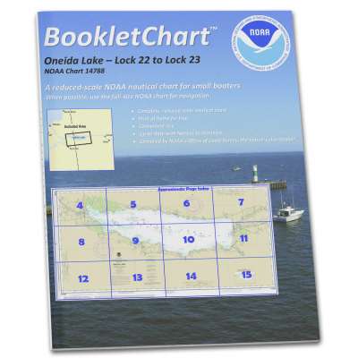 HISTORICAL NOAA BookletChart 14788: Oneida Lake - Lock 22 to Lock 23