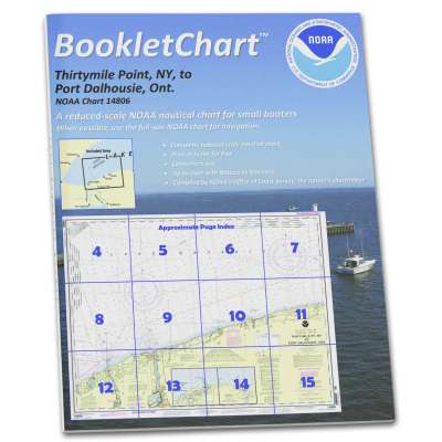 HISTORICAL NOAA BookletChart 14806: Thirtymile Point: N.Y.: to Port Dalhousie: ONT.