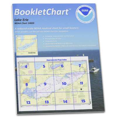 HISTORICAL NOAA BookletChart 14820: Lake Erie