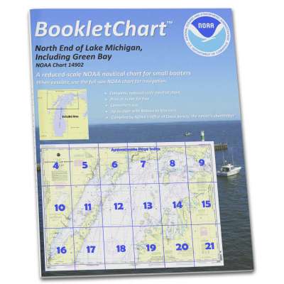 NOAA BookletChart 14902: North end of Lake Michigan: Including Green Bay