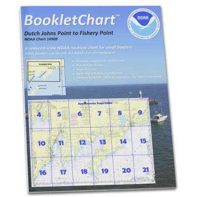 HISTORICAL NOAA Booklet Chart 14908: Dutch Johns Point to Fishery Point: Including Big Bay de Noc, etc.