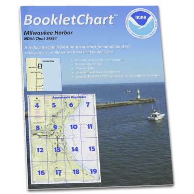 HISTORICAL NOAA Booklet Chart 14924: Milwaukee Harbor