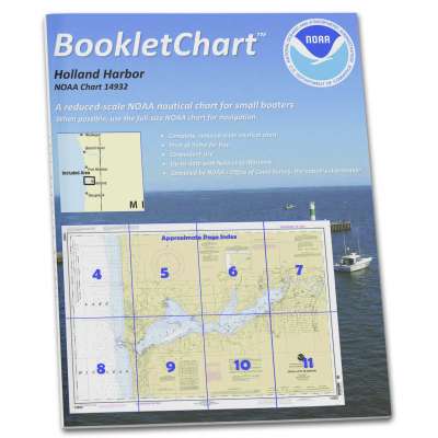 HISTORICAL NOAA BookletChart 14932: Holland Harbor
