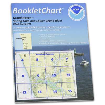 HISTORICAL NOAA BookletChart 14933: Grand Haven: Including Spring Lake and Lower Grand River