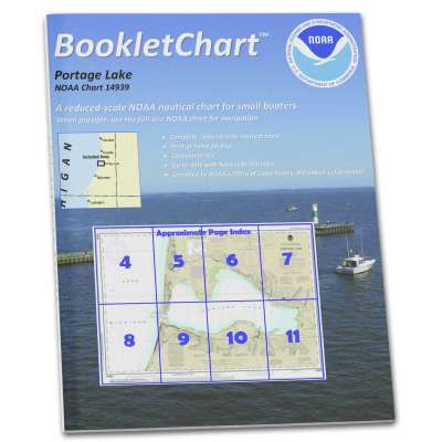 HISTORICAL NOAA Booklet Chart 14939: Portage Lake