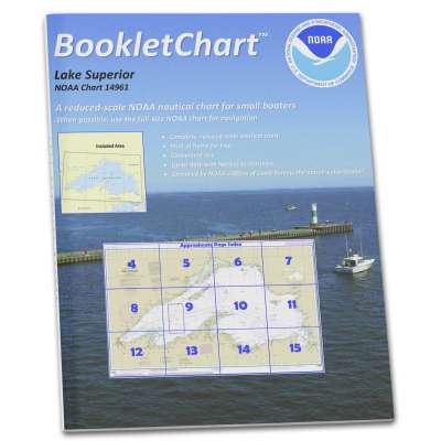 HISTORICAL NOAA BookletChart 14961: Lake Superior (Mercator Projection)