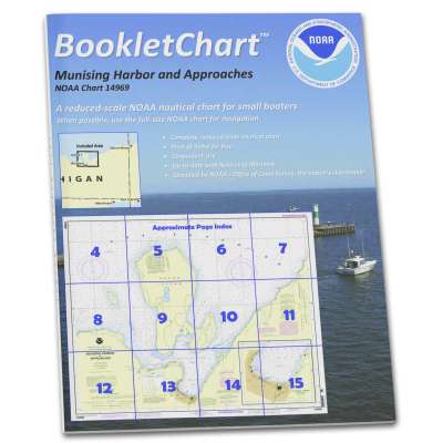 HISTORICAL NOAA BookletChart 14969: Munising Harbor and Approaches;Munising Harbor