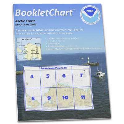 Alaska Charts :NOAA Booklet Chart 16003: Arctic Coast