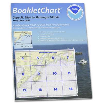 NOAA BookletChart 16013: Cape St. Elias to Shumagin Islands;Semidi Islands