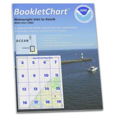 HISTORICAL NOAA Booklet Chart 16085: Wainwright Inlet to Atainik