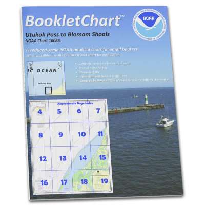 HISTORICAL NOAA Booklet Chart 16088: Utukok Pass to Blossom Shoals