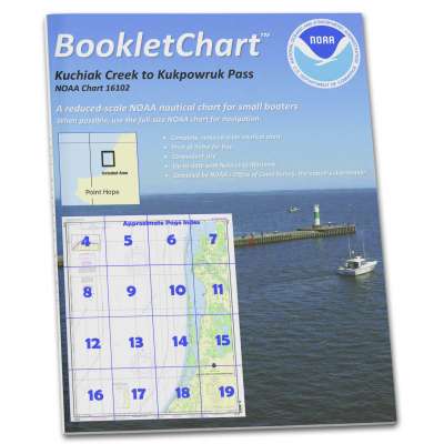 HISTORICAL NOAA Booklet Chart 16102: Kuchiak River to Kukpowruk Pass