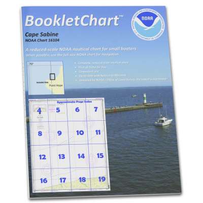 HISTORICAL NOAA Booklet Chart 16104: Cape Sabine