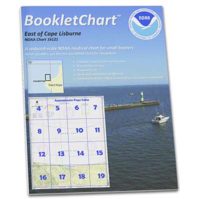 HISTORICAL NOAA Booklet Chart 16121: East of Cape Lisburne