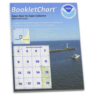 HISTORICAL NOAA Booklet Chart 16122: Cape Dyer to Cape Lisburge
