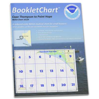 HISTORICAL NOAA Booklet Chart 16124: Cape Thompson to Point Hope