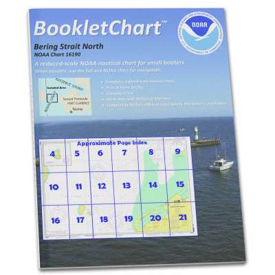 HISTORICAL NOAA BookletChart 16190: Bering Strait North;Little Diomede Island