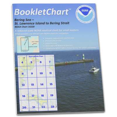 NOAA Booklet Chart 16220: Bering Sea St. Lawrence Island to Bering Strait