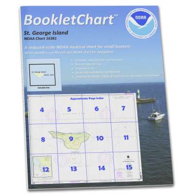 HISTORICAL NOAA Booklet Chart 16381: St. George Island: Pribilof Islands