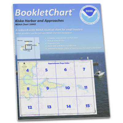 HISTORICAL NOAA Booklet Chart 16442: Kiska Harbor and Approaches